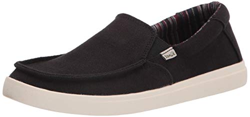 Sanuk Herren Sideline 2 Hemp Sneaker, schwarz, 43 EU von Sanuk