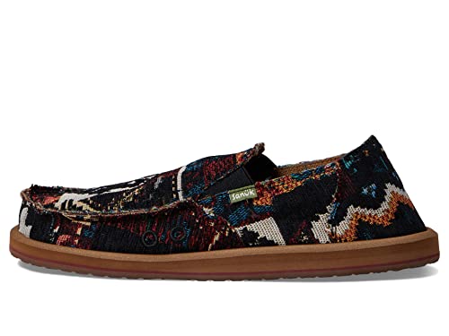 Sanuk Herren Sidewalk Surfer Teppich, Schwarz Multi, 45.5 EU von Sanuk