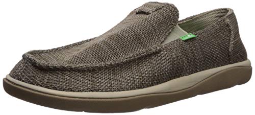 Sanuk Herren Vagabond Tripper Mesh Flacher Slipper, Vintage Khaki, 42 EU von Sanuk