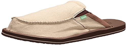 Sanuk Herren You Got My Back Iii Hausschuh, Hellbraun, 49.5 EU von Sanuk