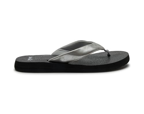 Sanuk Yoga Mat II Metallic - Damen-Sandalen, silber, 38 EU Sanuk Yoga Mat II Metallic - Damen-Sandalen, silber, 38 EU von Sanuk