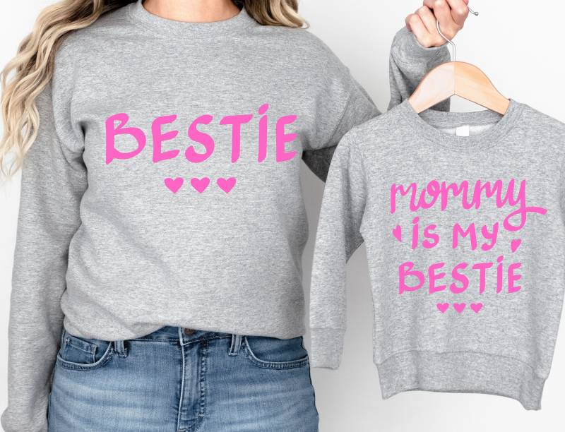 Mama Und Tochter Sweater, Personalisiert, Kundenwunsch, Mutter Tochter, Besties von SanyliciousDesigns