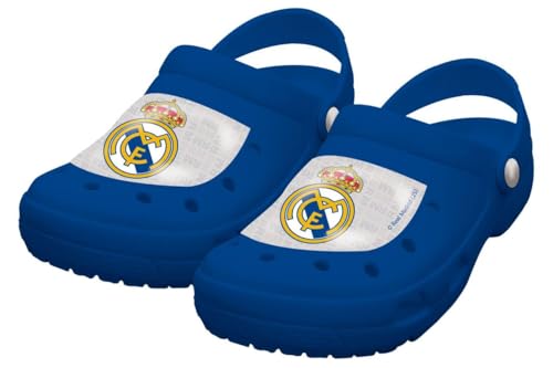 Clogs im Crocs-Stil mit Wappen – rutschfeste Sandalen für Sommer/Frühling, marineblau, 22 EU von SaoTi