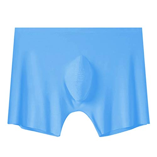 Saohuo Herren Boxershorts Eisseide Weich Unterwäsche Männer Hipster Atmungsaktiv Niedrige Taille Retroshorts Unterhose Boxer Briefs Shorts von Saohuo