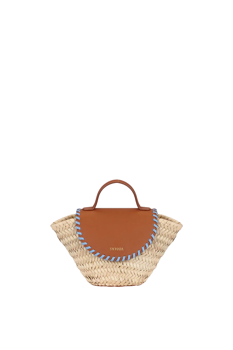 SAONARA COQUETTE CARAMEL/BLUE SKY SKIN - Brown - Saonara - Mini bags SAONARA COQUETTE CARAMEL/BLUE SKY SKIN - Brown - Saonara - Mini bags von Saonara