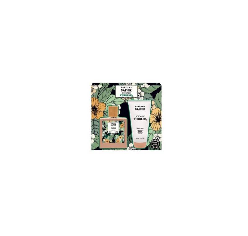Saphir Parfums Hautpflege-Set BOTANIC VERBENA CASE 2 Stück von Saphir Parfums