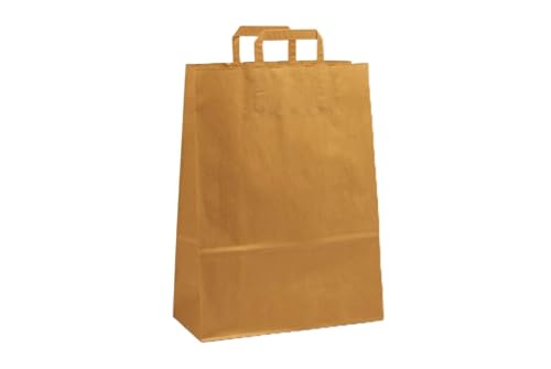 Saphir-Tec VP topcraft® Papier-Tragetasche 40x16x45cm braun - 200 Stück von Saphir-Tec