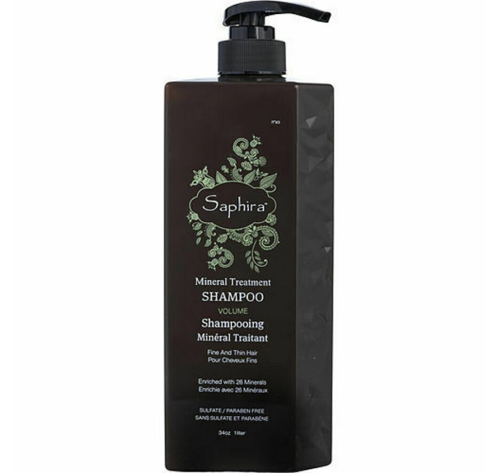 Saphira Haarpflege-Set Mineral Treatment Hair Treatment Shampoo für Volumen 1000ml Saphira Haarpflege-Set Mineral Treatment Hair Treatment Shampoo für Volumen 1000ml von Saphira