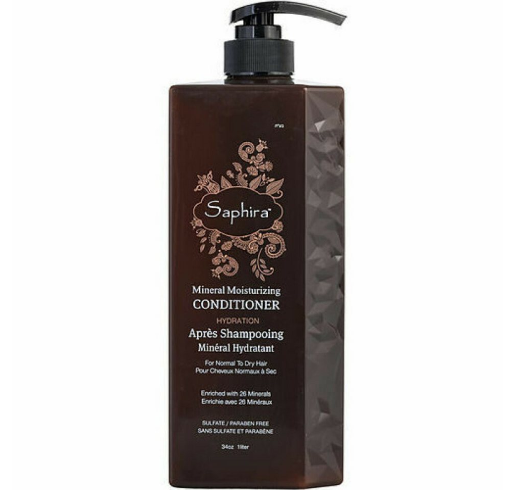 Saphira Haarspülung, Mineral, Paraben-Free, Hair Conditioner, For Hydration, 1000ml Saphira Haarspülung, Mineral, Paraben-Free, Hair Conditioner, For Hydration, 1000ml von Saphira