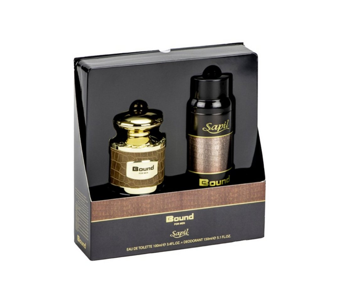 Sapil Duft-Set Sapil Bound for Men EDT 100ml + Deodorant 150ml Geschenkset von Sapil