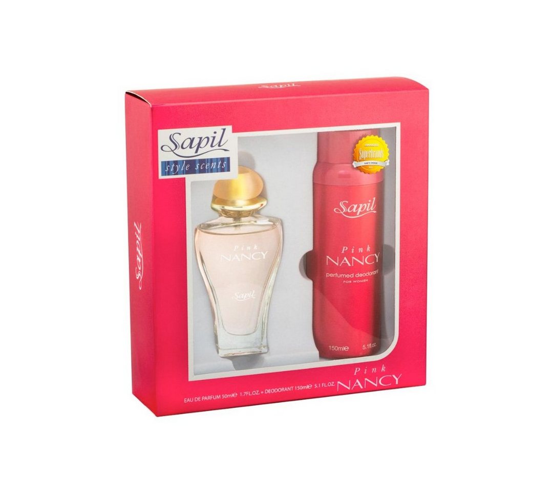 Sapil Duft-Set Sapil Pink Nancy for Woman EDP 50ml + Deodorant 150ml Geschenkset von Sapil