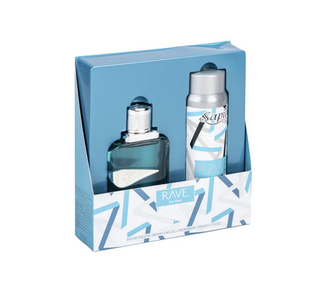 Sapil Duft-Set Sapil Rave for Men EDT 100ml + Deodorant 150ml Geschenkset von Sapil