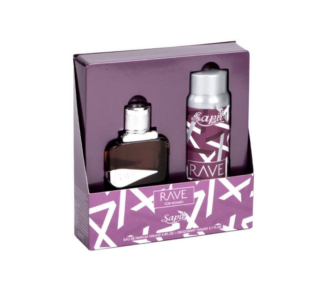 Sapil Duft-Set Sapil Rave for Woman EDP 100ml + Deodorant 150ml Geschenkset von Sapil