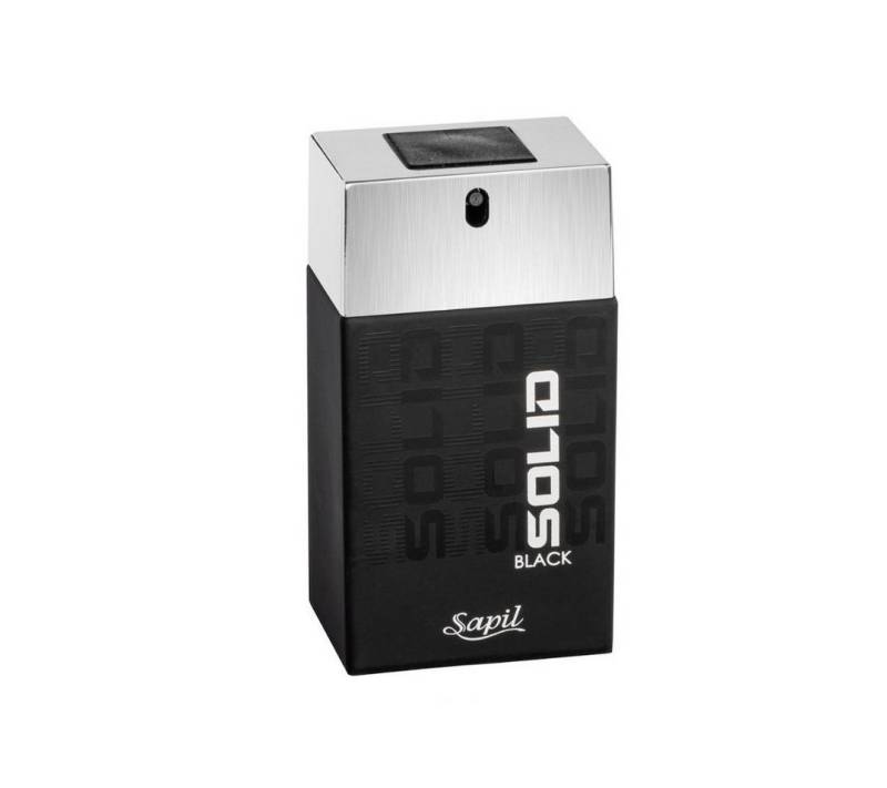 Sapil Eau de Toilette Sapil Solid Black for Men Eau De Toilette 100 ml von Sapil