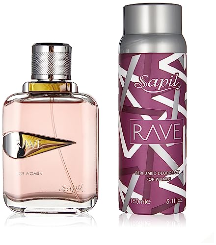 Sapil Rave for Woman Eau de Parfum 100ml + Deodorant 150ml Geschenkset von Sapil