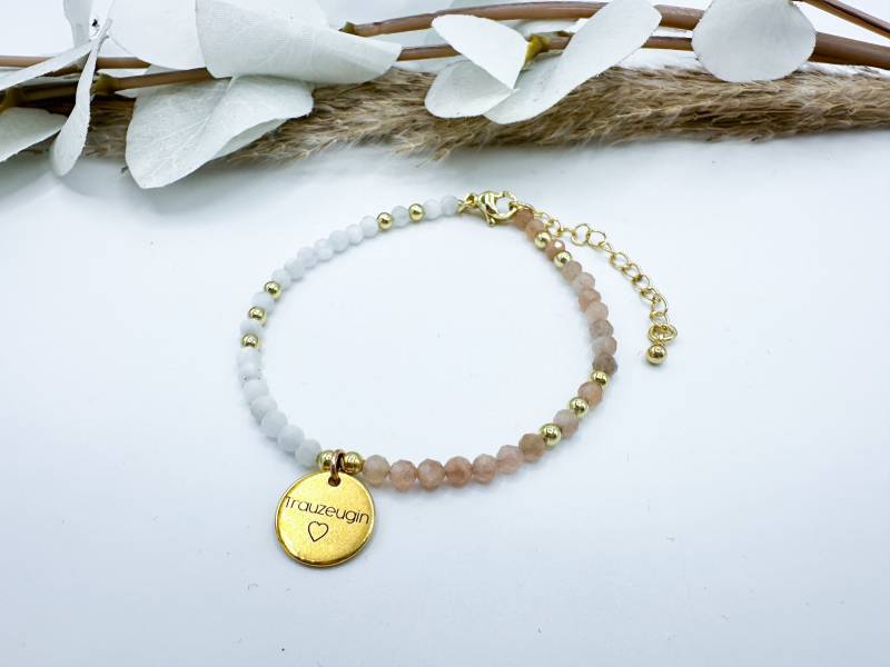 Trauzeugin Fragen Armband | Willst Du Meine Sein Gastgeschenk Brautarmband Mit Gravur von Sapilina