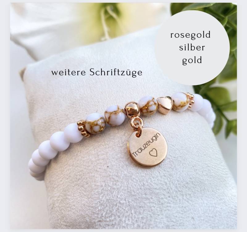 Trauzeugin Fragen Armband | Willst Du Meine Sein Gastgeschenk Brautarmband Mit Gravur von Sapilina