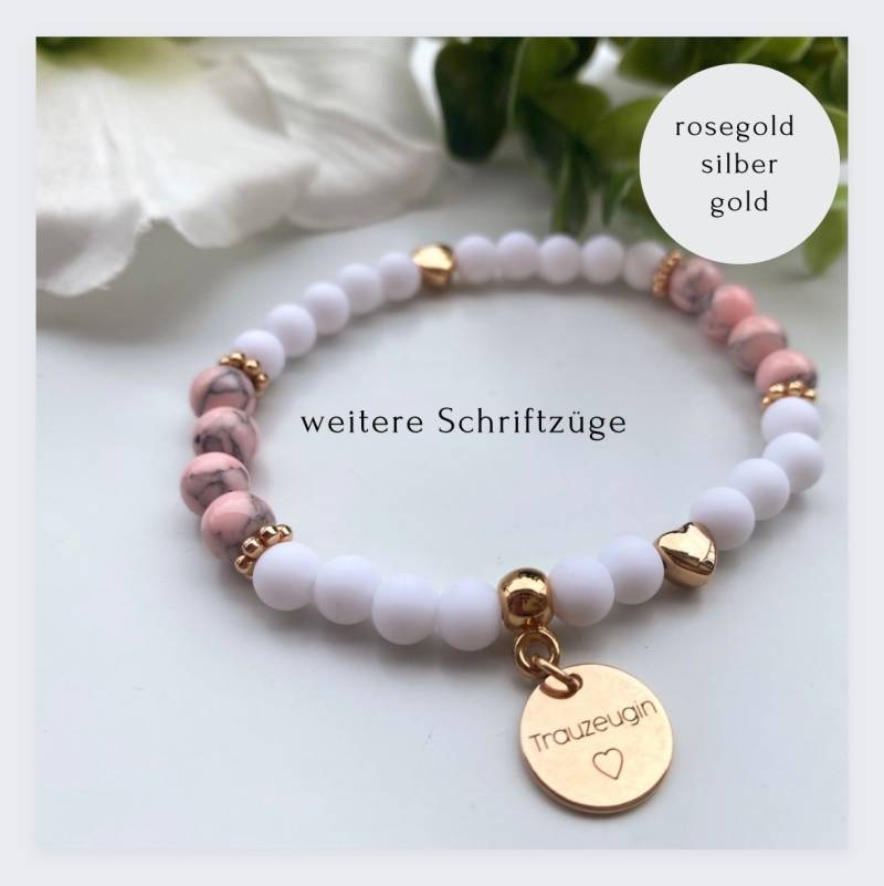 Trauzeugin Fragen Armband | Willst Du Meine Sein Gastgeschenk Brautarmband Mit Gravur von Sapilina