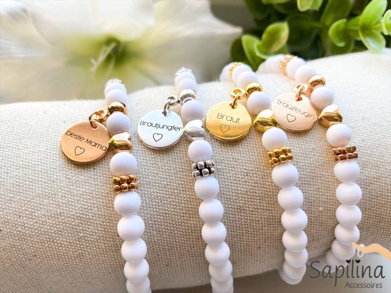 Trauzeugin Fragen Armband | Willst Du Meine Sein Gastgeschenk Brautarmband Mit Gravur von Sapilina