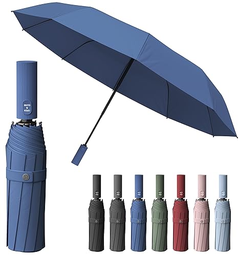 Sapor Design Premium Regenschirm mit Lotus Effekt | sturmfest, windsicher, kompakt, Auf-Zu-Automatik | edler & eleganter Schirm | stilvoller Taschenschirm (Umbrella) von Sapor Design