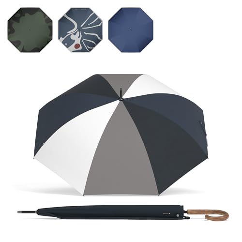 Sapor Design Regenschirm Stockschirm sturmfest Auf-Automatik windsicher | XXL groß & stabil für 2 Personen Damen & Herren | Golfschirm Reise – 113 cm Ø elegant | SAPOR DISTINCT Sapor Design Regenschirm Stockschirm sturmfest Auf-Automatik windsicher | XXL groß & stabil für 2 Personen Damen & Herren | Golfschirm Reise – 113 cm Ø elegant | SAPOR DISTINCT von Sapor Design