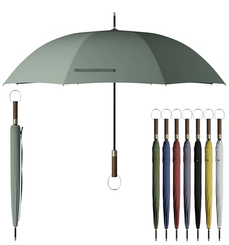 Sapor Design Regenschirm Stockschirm sturmfest Auf-Automatik windsicher | XXL groß & stabil für 2 Personen Damen & Herren | Golfschirm Reise – 123 cm Ø elegant | SAPOR MODERN von Sapor Design