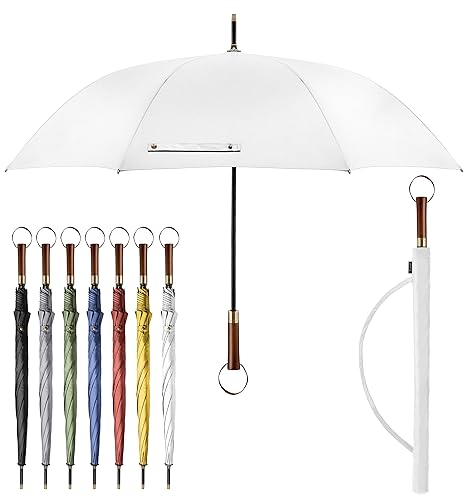 Sapor Design Regenschirm Stockschirm sturmfest Auf-Automatik windsicher | XXL groß & stabil für 2 Personen Damen & Herren | Golfschirm Reise – 123 cm Ø elegant | DAS ORIGINAL von Sapor Design