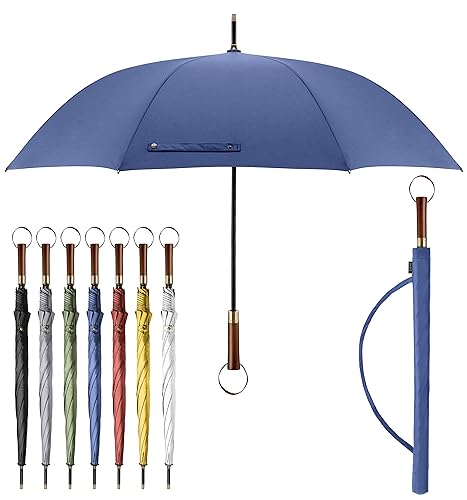 Sapor Design Regenschirm Stockschirm sturmfest Auf-Automatik windsicher | XXL groß & stabil für 2 Personen Damen & Herren | Golfschirm Reise – 123 cm Ø elegant | DAS ORIGINAL von Sapor Design