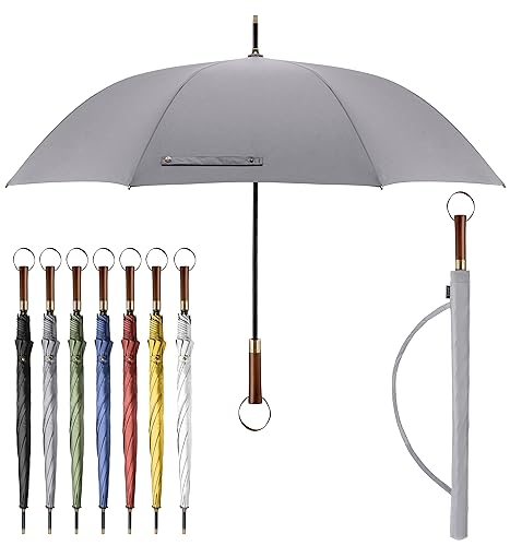 Sapor Design Regenschirm Stockschirm sturmfest Auf-Automatik windsicher | XXL groß & stabil für 2 Personen Damen & Herren | Golfschirm Reise – 123 cm Ø elegant | DAS ORIGINAL von Sapor Design