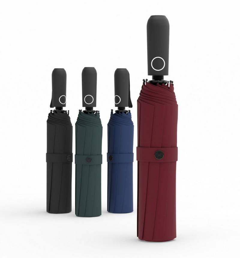 Sapor Design Taschenregenschirm ESSENTIAL, sturmfest, Anti-Bruch Garantie, nachhaltig, großes Dach von Sapor Design