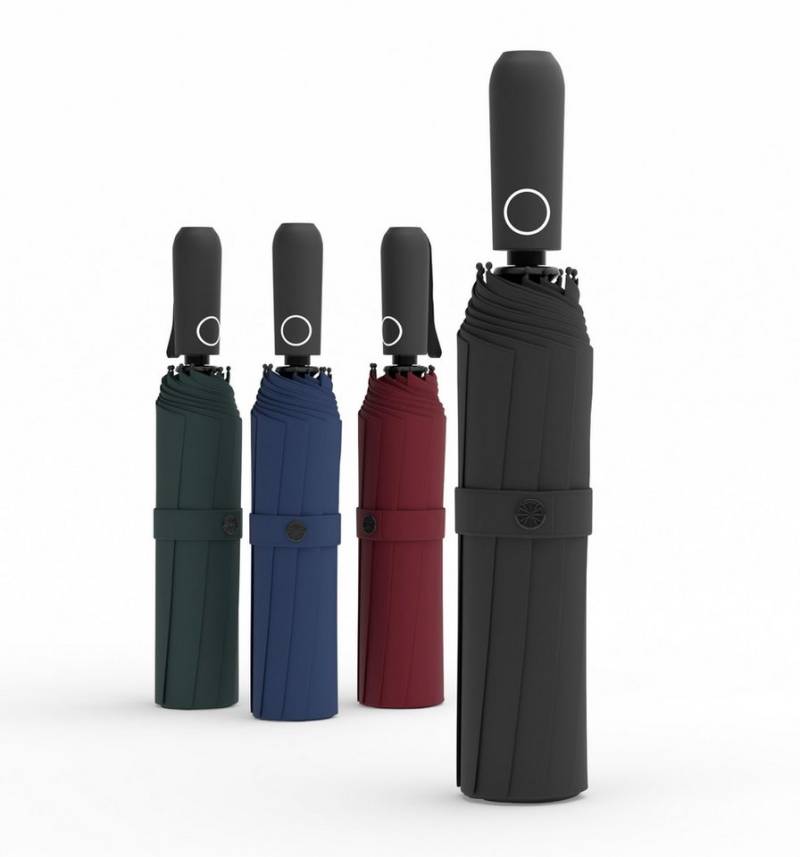 Sapor Design Taschenregenschirm ESSENTIAL, sturmfest, Anti-Bruch Garantie, nachhaltig, großes Dach von Sapor Design