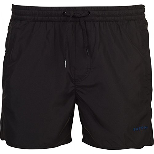 Sapph Herren Badeshorts Boardshorts Strandshorts Shorts Badehose Farbwahl, Grösse:XL - 7-54;Präzise Farbe:schwarz von Sapph