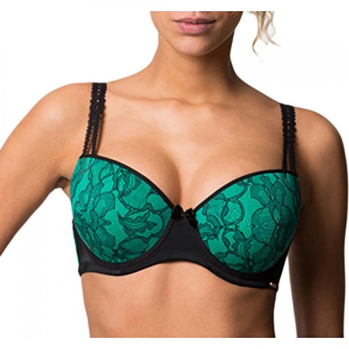 Sapph SACRE Coeur Padded Bra/BH/Büstenhalter schwarz Jade grün, Grösse:90 F;Farbe:Mehrfarbig Sapph SACRE Coeur Padded Bra/BH/Büstenhalter schwarz Jade grün, Grösse:90 F;Farbe:Mehrfarbig von Sapph