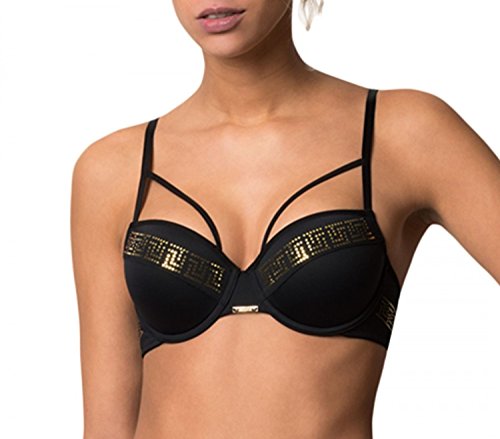 Sapph Tourmaline Padded Bra/BH/Büstenhalter schwarz mit Gold, Grösse:85 B;Farbe:schwarz Sapph Tourmaline Padded Bra/BH/Büstenhalter schwarz mit Gold, Grösse:85 B;Farbe:schwarz von Sapph