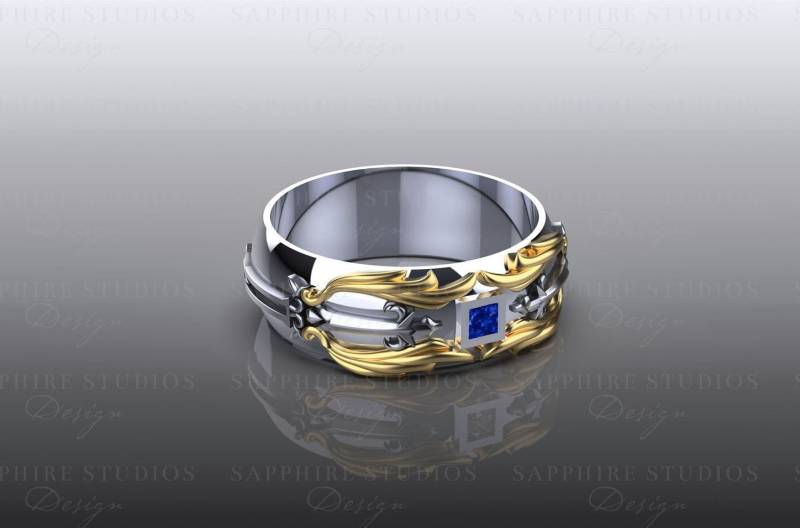 Blade - Gold Inspirierte Kingdom Hearts Band von SapphireDesignStudio