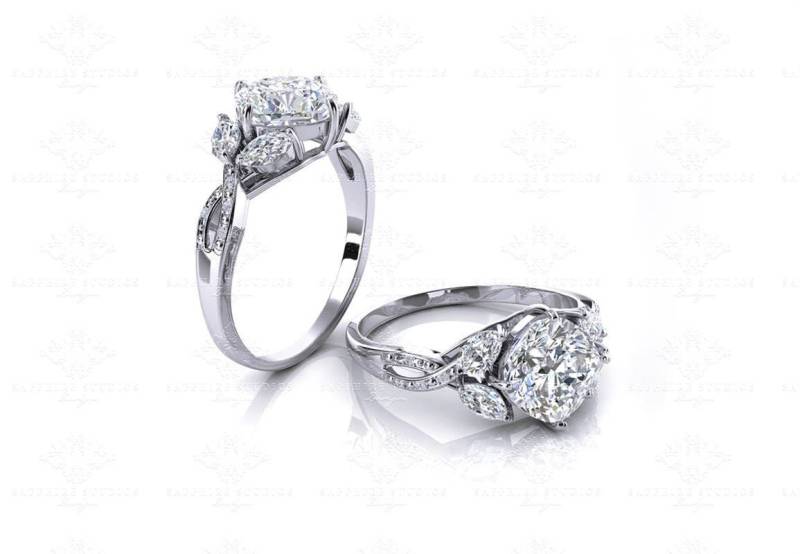 La Parisienne - Gold Verlobungsring von SapphireDesignStudio