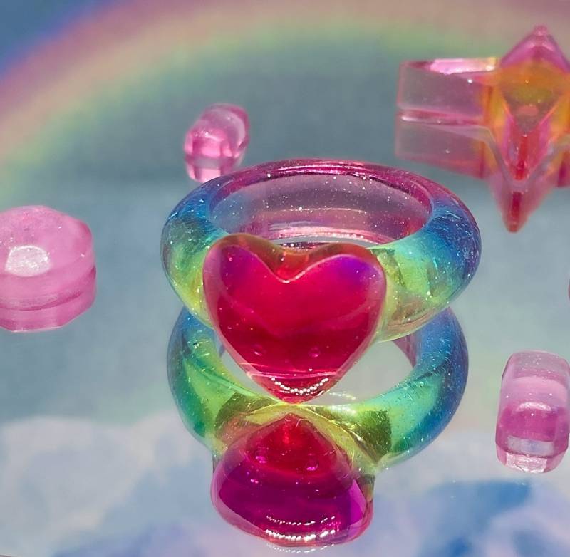001 Soul Heart, Handgemachter Ring von SapphirelyStudio