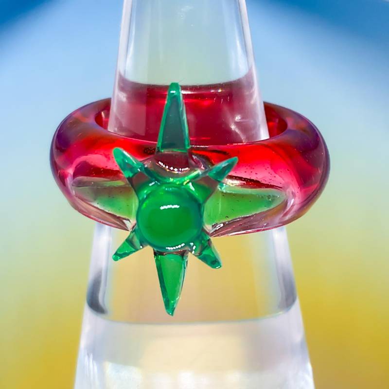 031 Super Tomato Star, Handgemachter Ring 031 Super Tomato Star, Handgemachter Ring von SapphirelyStudio