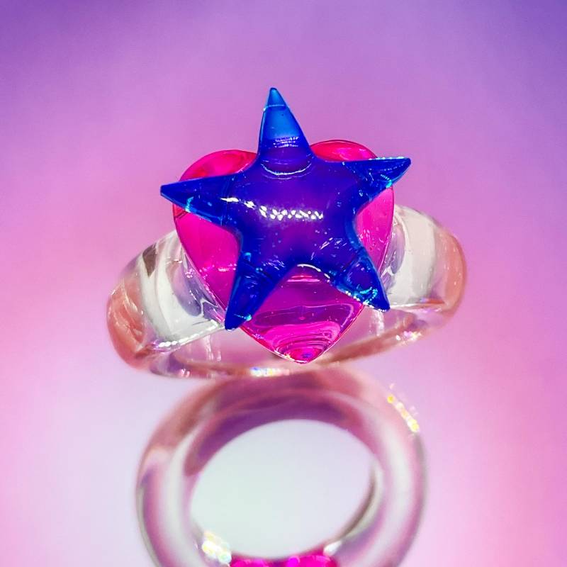 037 Peace, Handgemachter Ring von SapphirelyStudio
