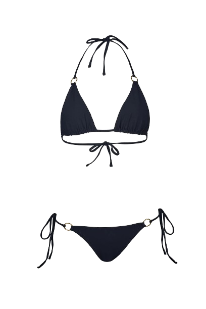 Classic String Bikini in Black - Bottom von Sara Cristina