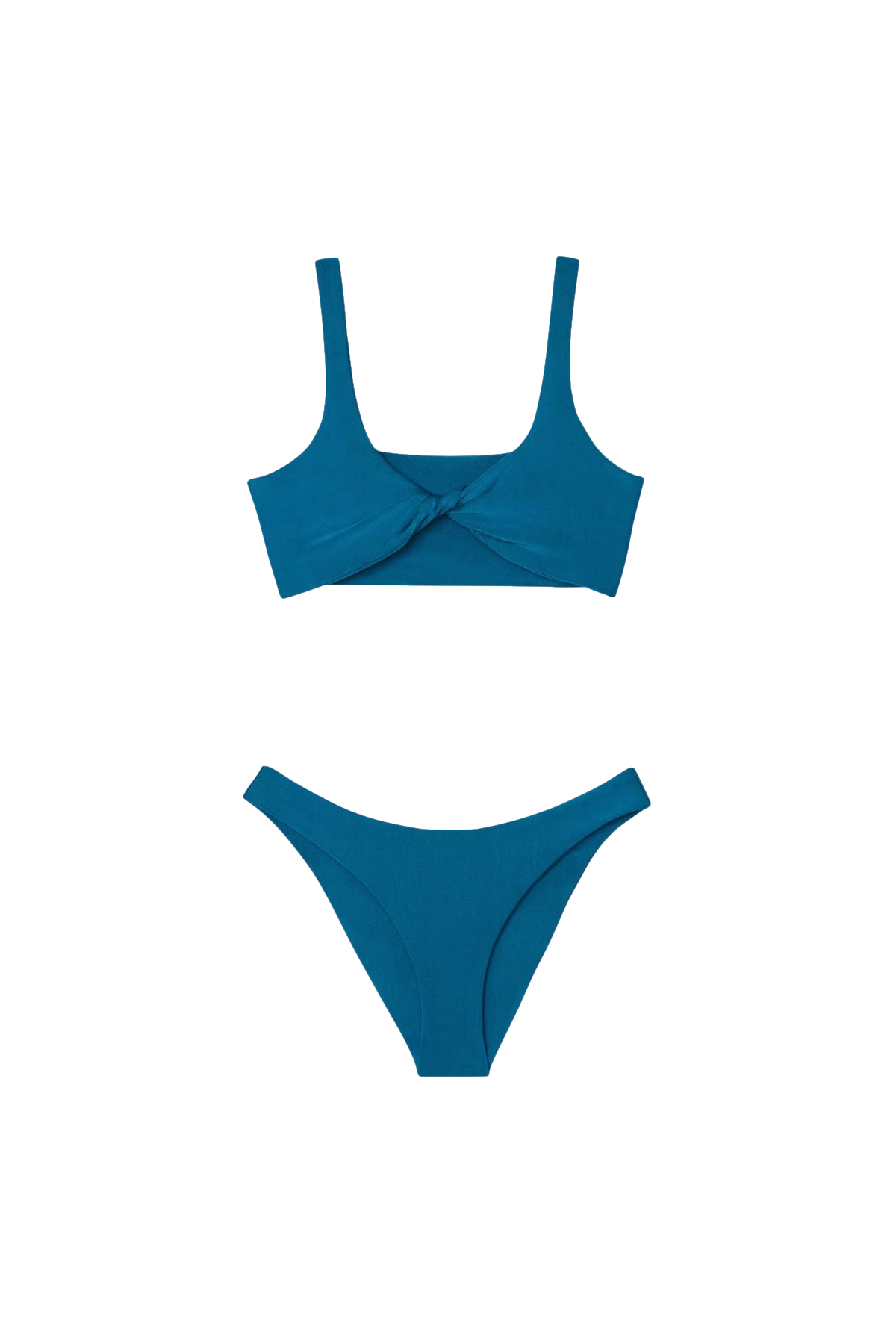 Concha Bikini with Caribe Bottom in Turquoise - Top von Sara Cristina