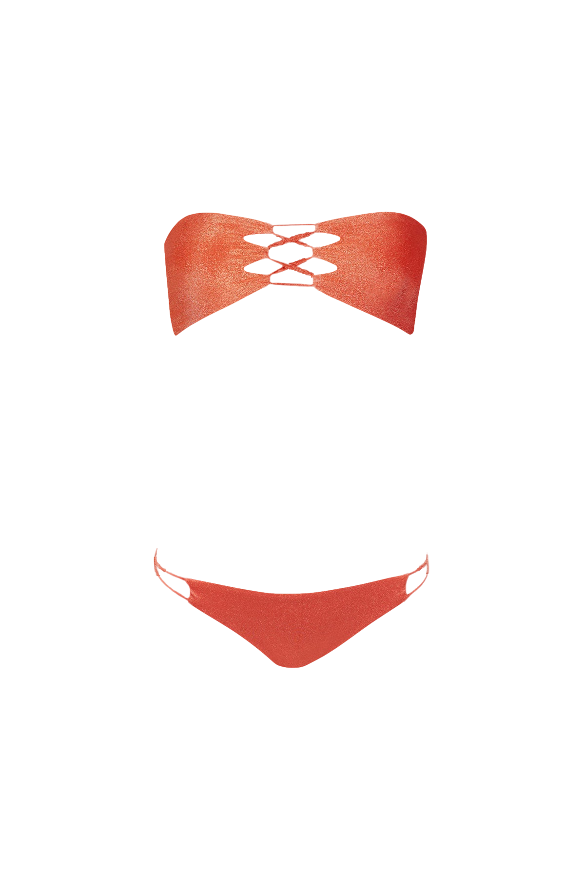 Hava Bikini in Shiny Orange - Bottom von Sara Cristina