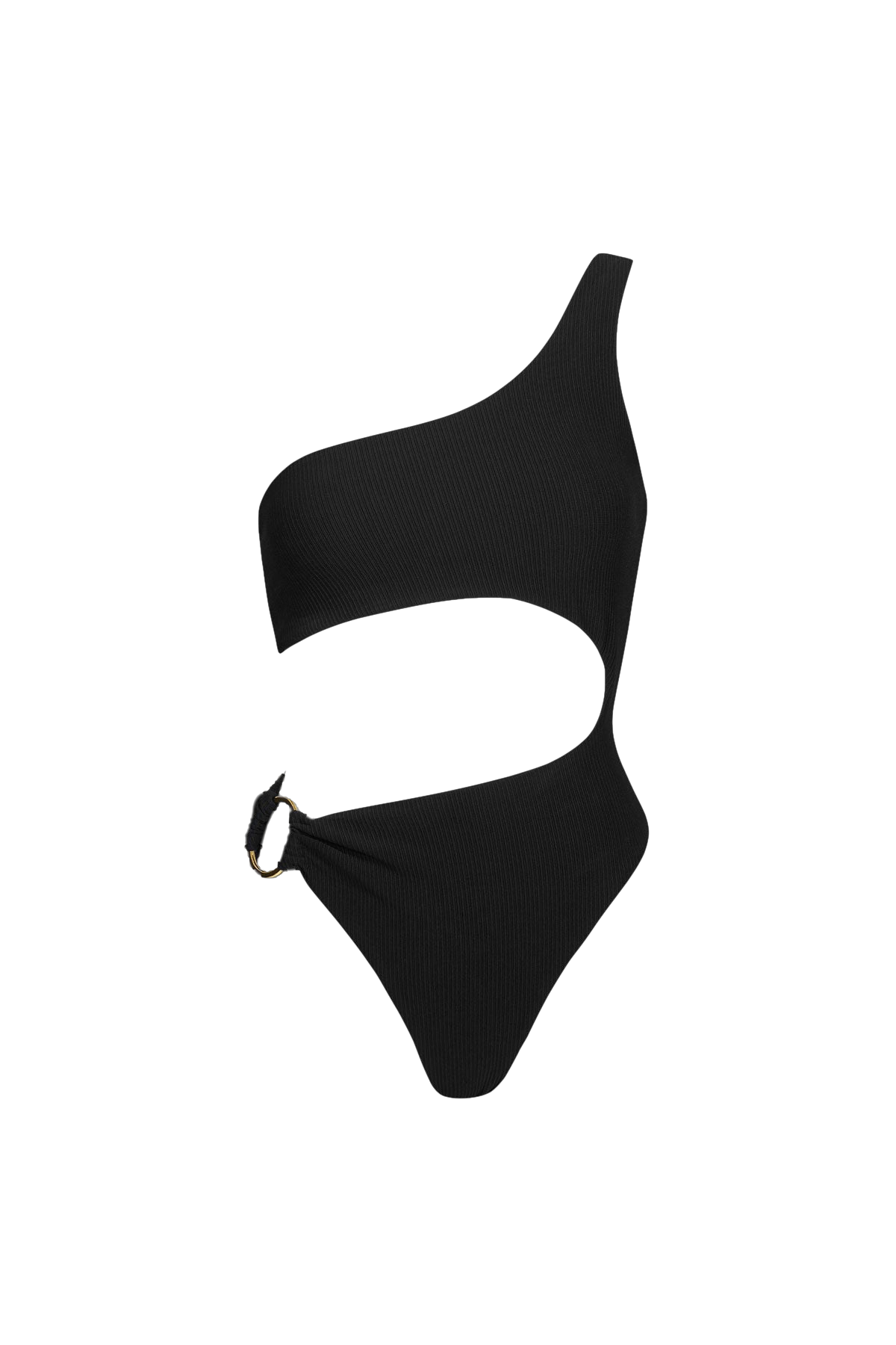 Marea One-Piece with Gold Ring in Black von Sara Cristina