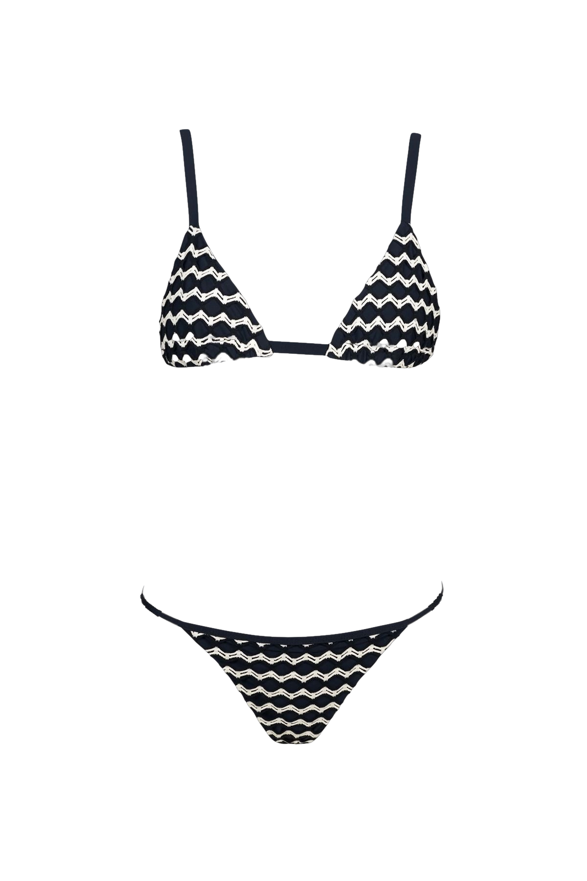 Sun Bikini in Black and Ivory - Bottom von Sara Cristina