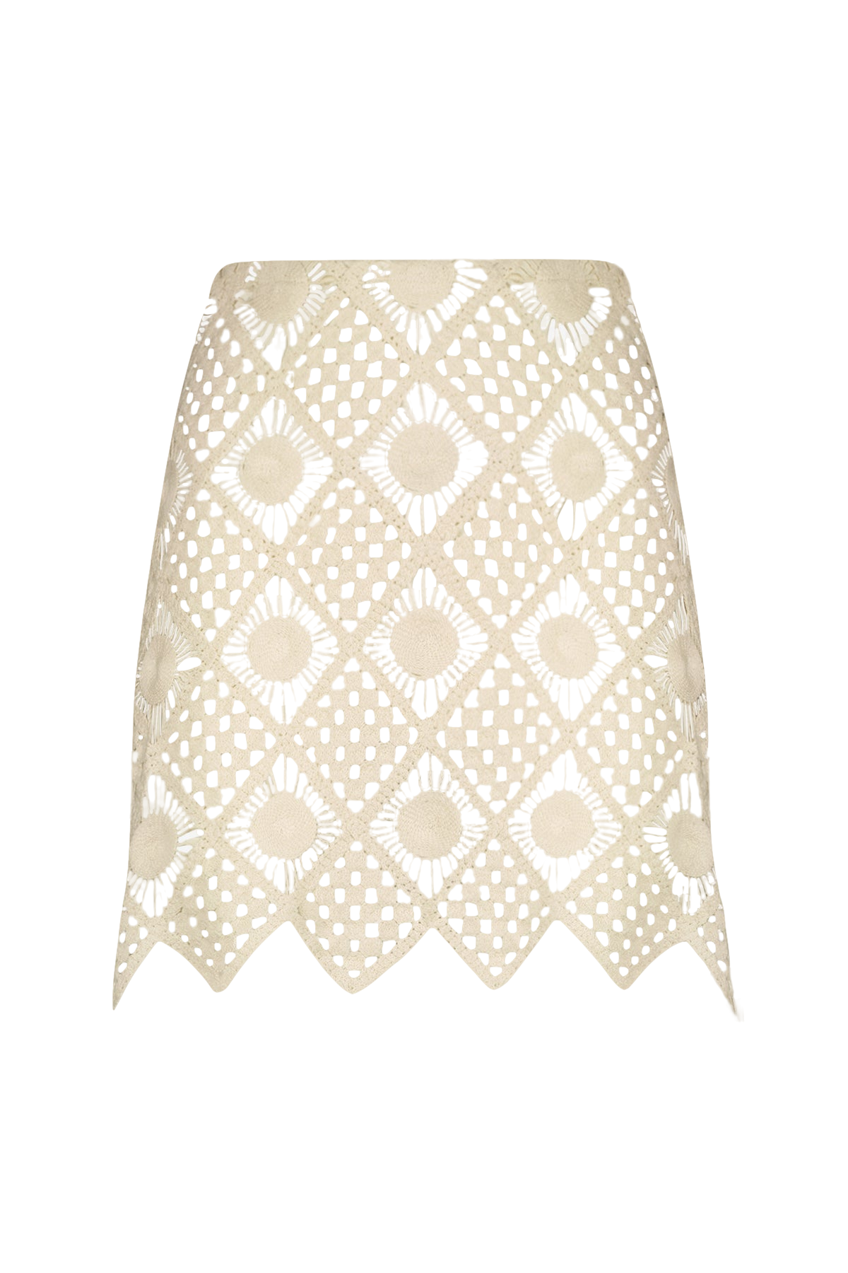 Sun Mini Skirt in Sol Mesh von Sara Cristina