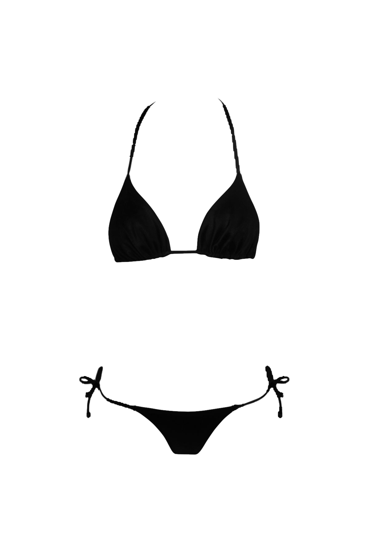 Triangle Bikini in Black - Top von Sara Cristina