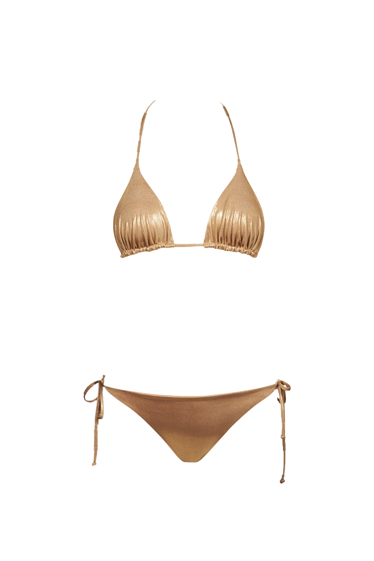 Triangle Bikini in Gold - Top von Sara Cristina