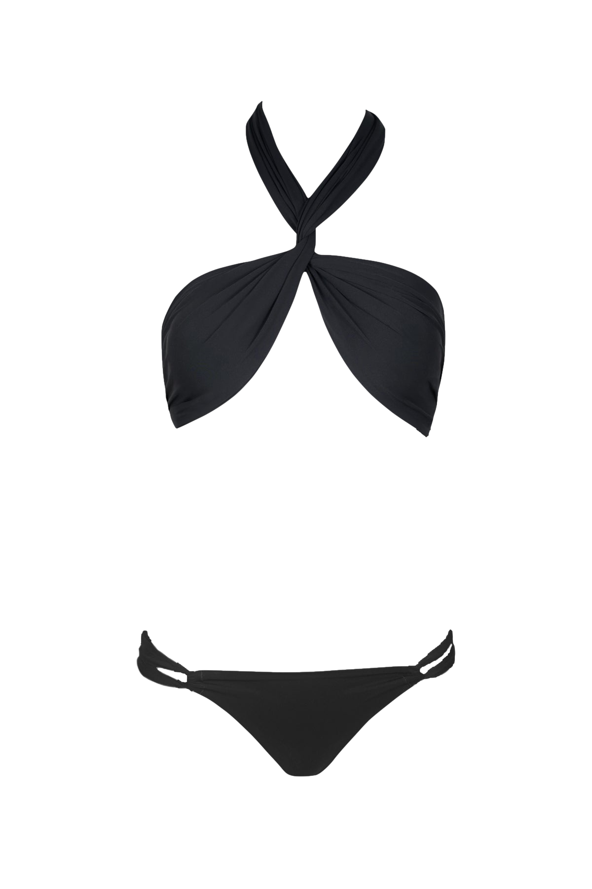 Wrap Bikini in Black - Bottom von Sara Cristina