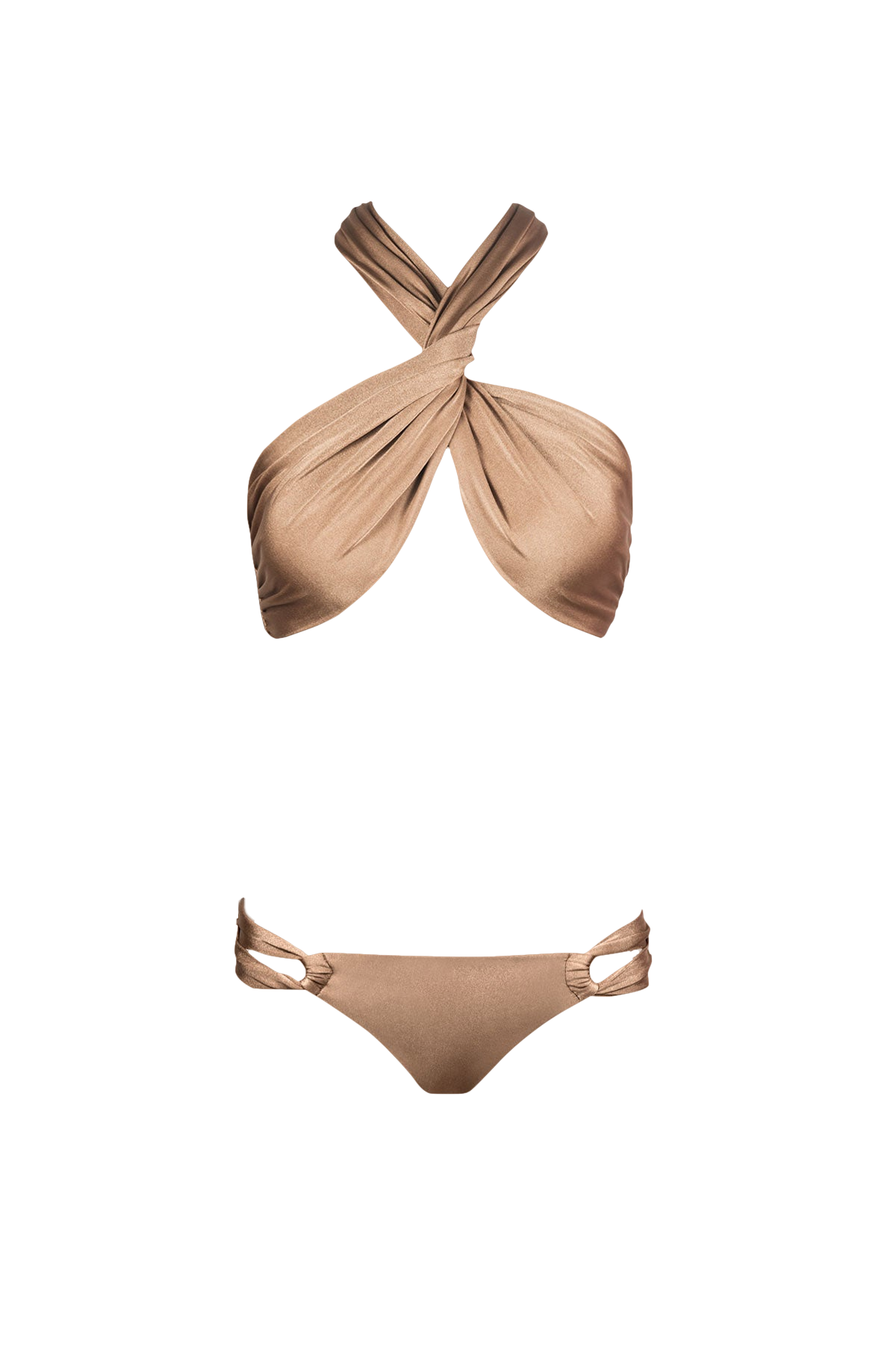 Wrap Bikini in Bronze - Bottom von Sara Cristina