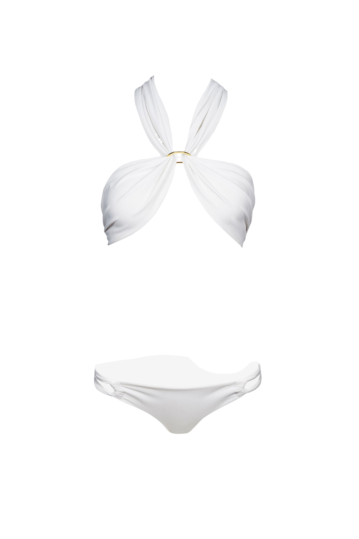 Wrap Bikini in White - Top von Sara Cristina